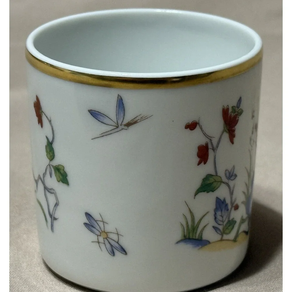Vista Alegre Demitasse Cup & Saucer Rock Garden‎ From Portugal V1A110